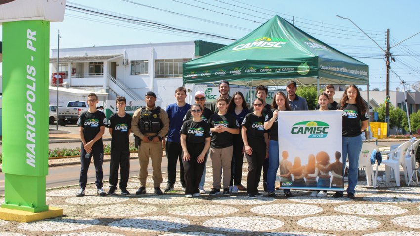 Camisc Jovem realiza a&ccedil;&atilde;o solid&aacute;ria em apoio ao Setembro Amarelo